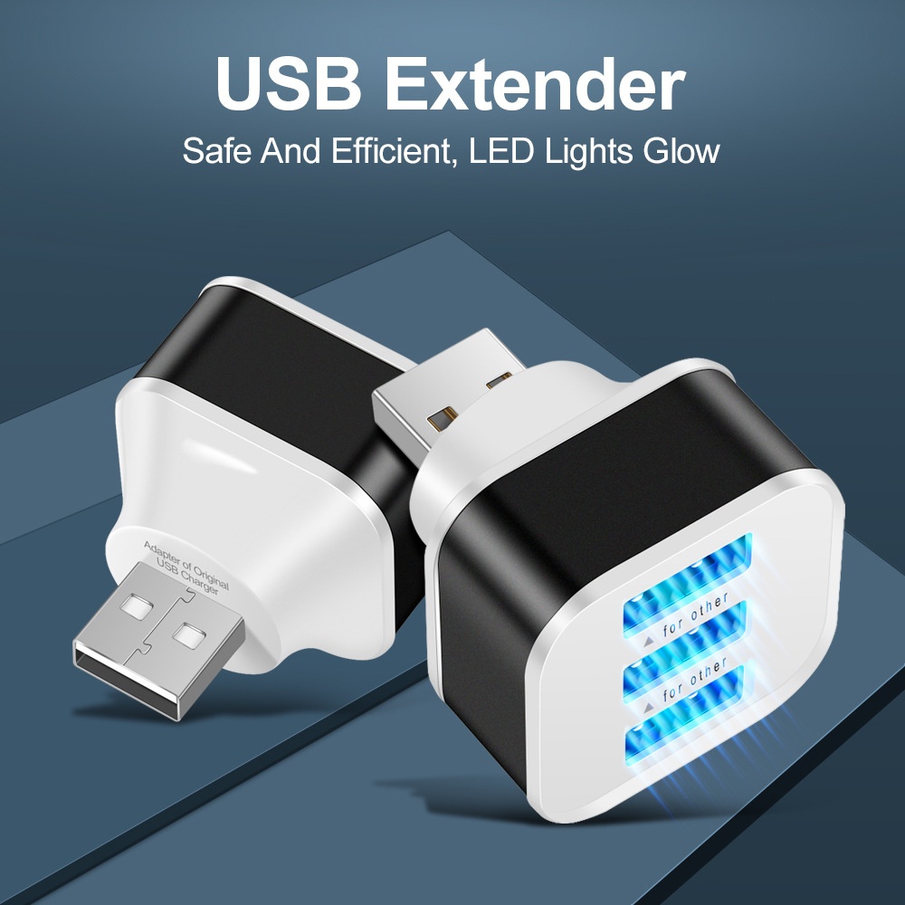 Laptop Charger - Adaptateur USB 3 en 1 pour