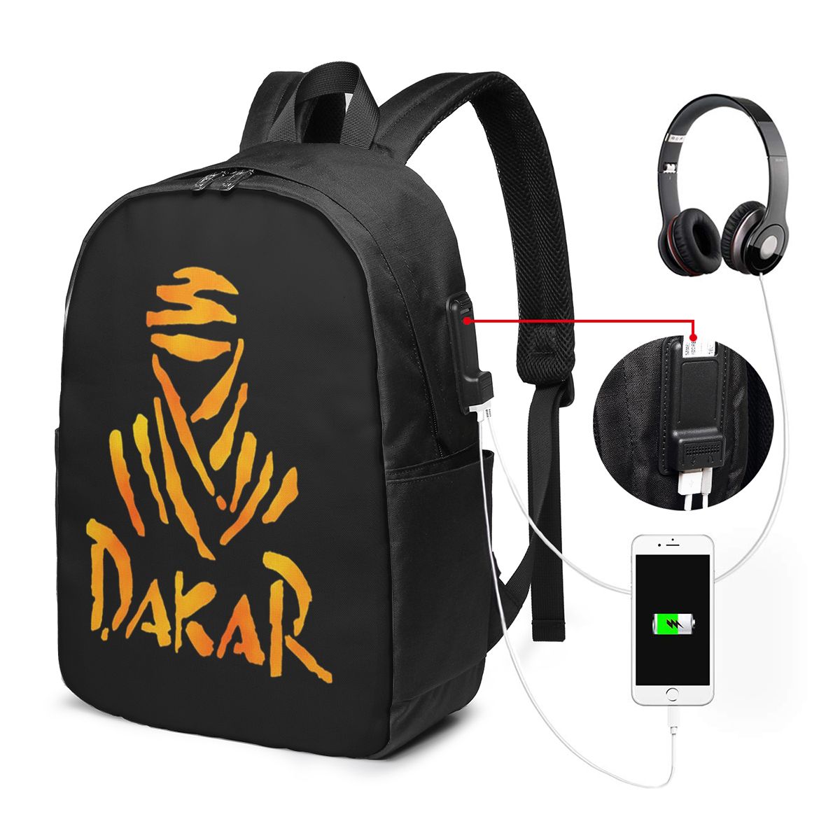 Laptop Bag - Sac à dos de moto Dakar
