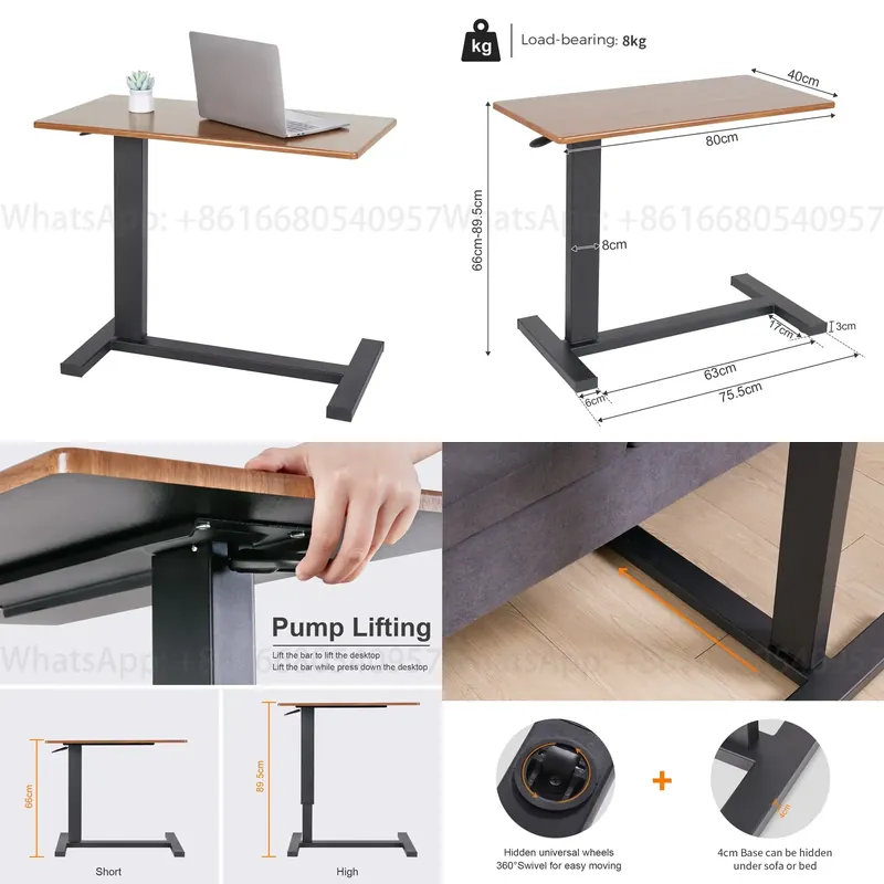 Laptop Stand - Table d'appoint mobile pour ordinateur portable,