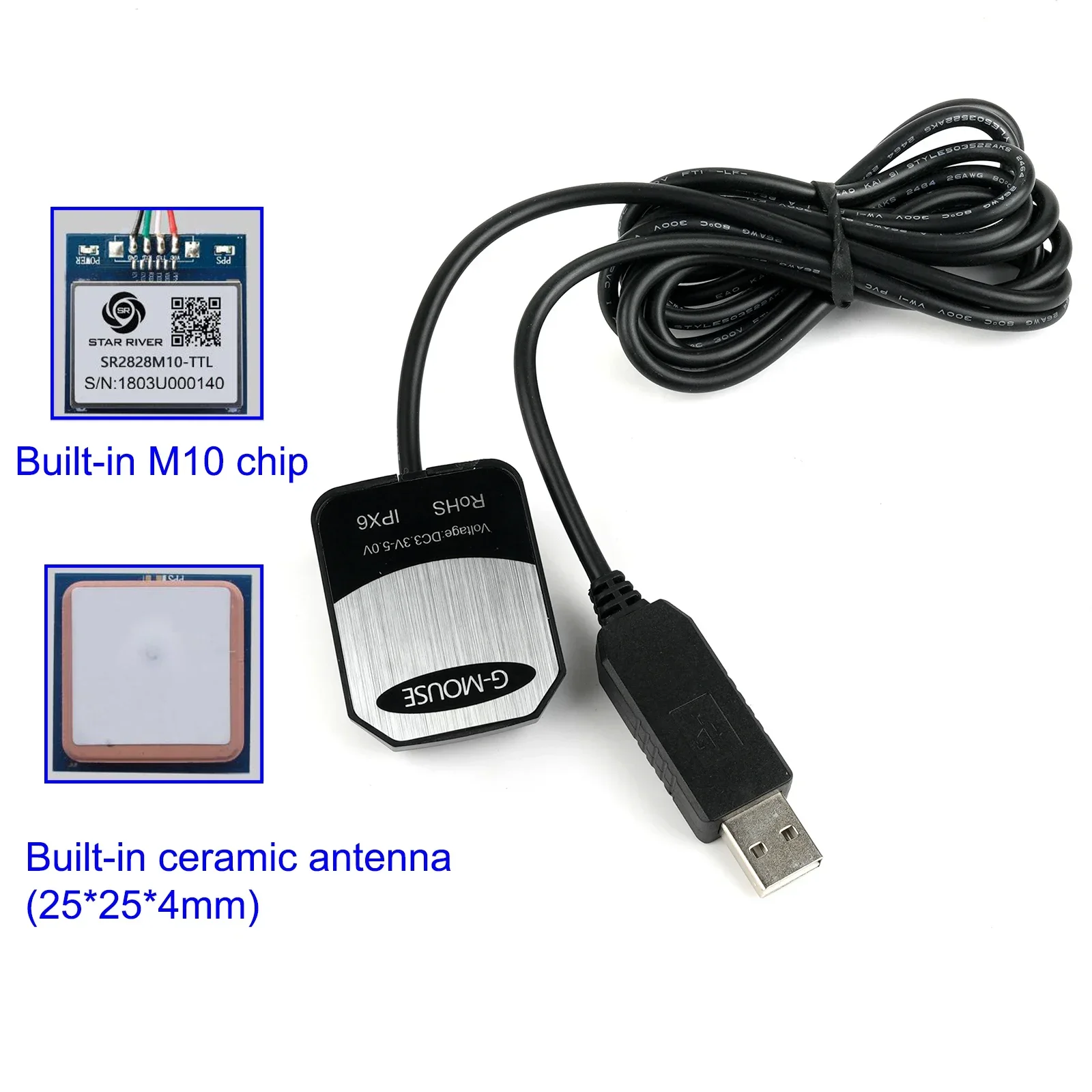 Module GPS USB M10 G-Mouse ave - Laptop Mouse avis et prix