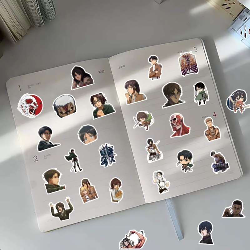 60 autocollants anime Attack o - Laptop Original Accessories avis et prix