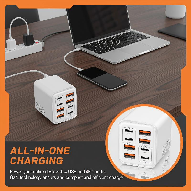 Chargeur USB C GaN 240W 8 en 1 - Laptop Charger avis et prix