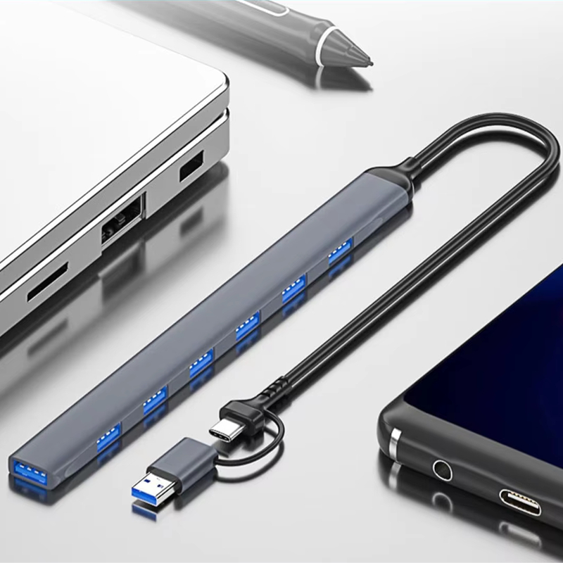 Hub USB+Type C 7 ports USB 3.0 - Usb C Hub avis et prix