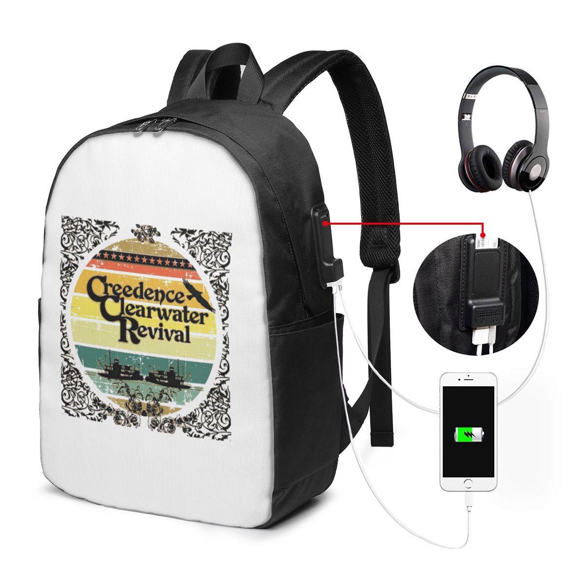 Sac à dos Creedence Clearwater - Laptop Bag avis et prix