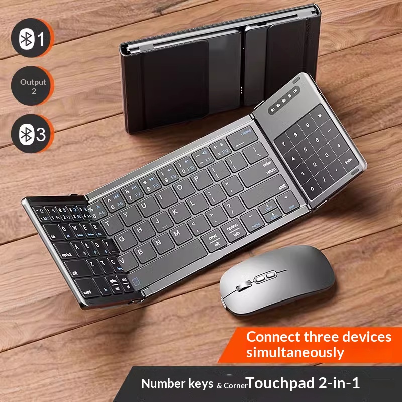 Clavier Bluetooth sans fil pli - Laptop Mouse avis et prix